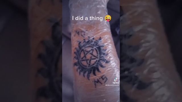 I Got A Supernatural Tattoo #supernatural