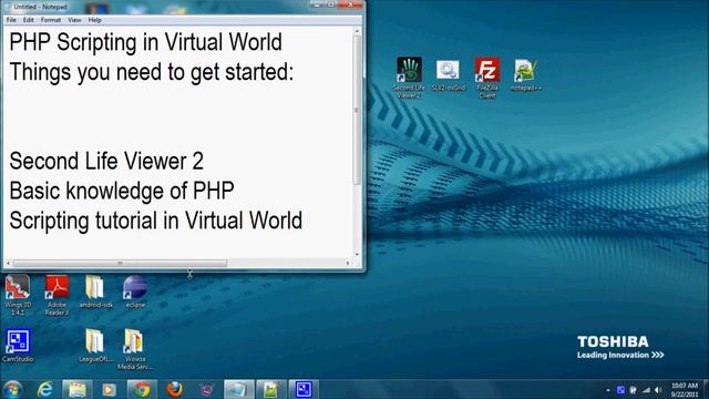 Php Tutorial Series - Video 1 - Getting Started смотреть онлайн