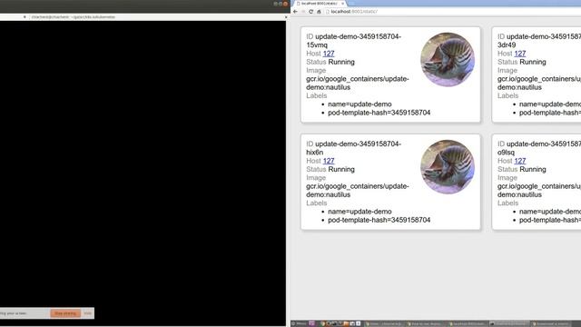 Kubernetes Deployments update-demo смотреть онлайн