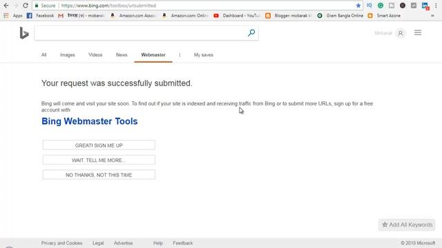 Submit URL to bing | sitemap website to bing | meta tags SEO | yahoo webmaster tools смотреть онлайн