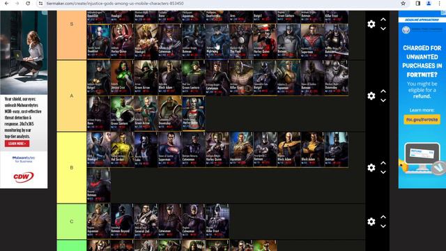 Ranking EVERY character in Injustice Gods Among Us: The FINAL Injustice Mobile Tierlist (2024) смотреть онлайн