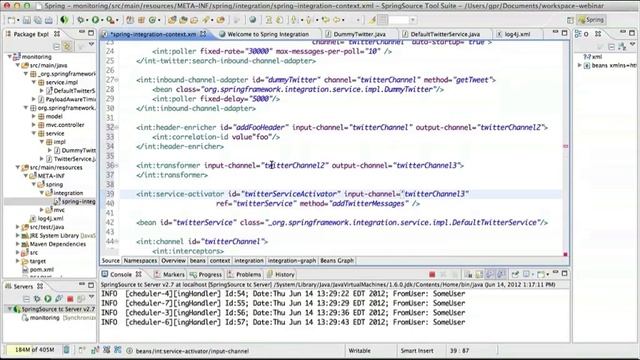 Managing and Monitoring Spring Integration Applications смотреть онлайн