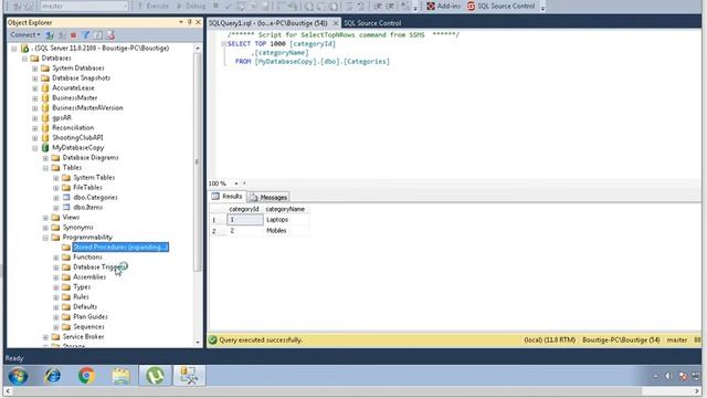 03 Clone Database Repo, Commit and Get Changes (SQL Server Source Control using RedGate) Arabic смотреть онлайн