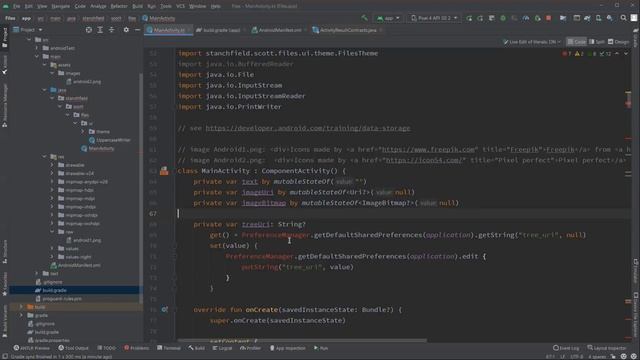 Files - Example 3 - Storage Access Framework смотреть онлайн