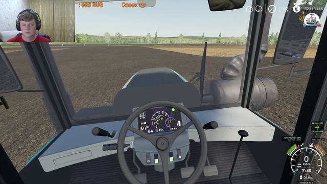 Стрим по FS-19! Культивируем в три трактора под сев, на карте Новотроицкое. смотреть онлайн