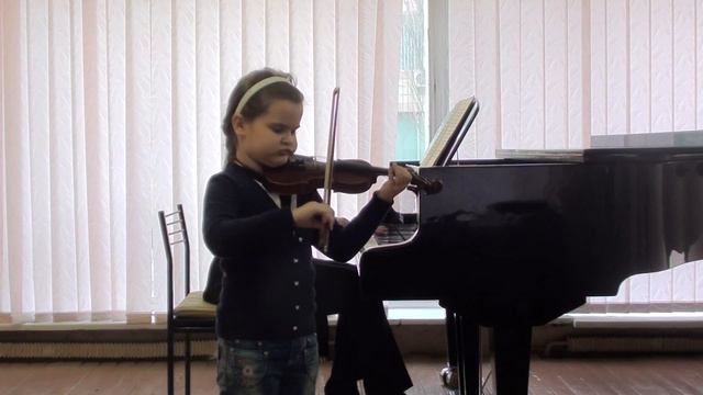 Pochebut Margarita (6 years). A. Komarovsky Etude/ А. Комаровский - 