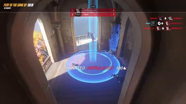 Overwatch - DAJN tries Doomfist in Deathmatch! смотреть онлайн