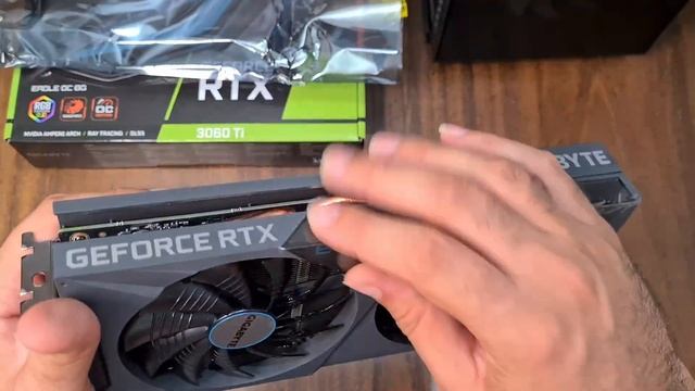 3060ti EAGLE GIGABYTE DUAL ANÁLISE, UNBOXING E TEMPERATURA. GIGABYTE EAGLE ! смотреть онлайн