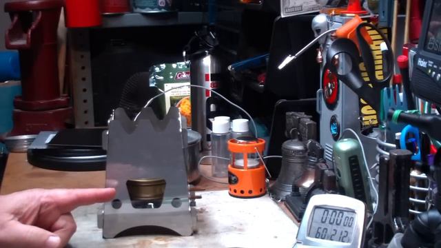 Emberlit Stove used with the Trangia burner - Boil Test смотреть онлайн