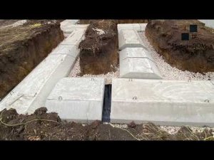 Строительство фундамента из блоков ФБС