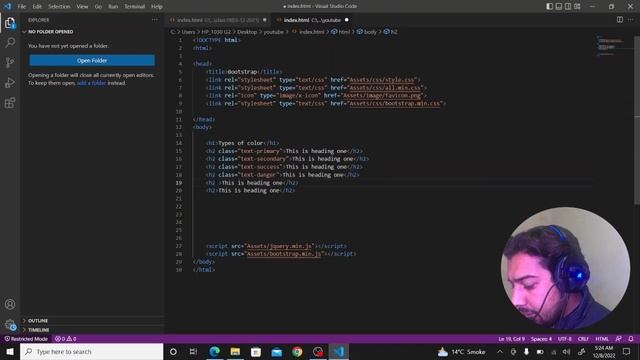 Color & bg-color in Bootstrap / Web Development / IT learning смотреть онлайн