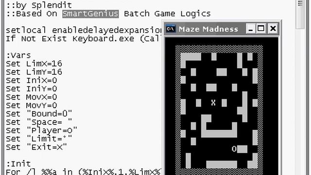 [Batch Game] Maze Madness - by Splendit смотреть онлайн