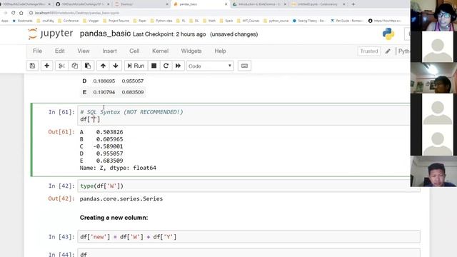 100 Day ML Code Challenge - Day 18 Pandas Basic Part 01 смотреть онлайн