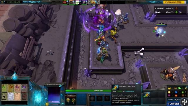Dota 2 Custom Games - Element Tower Defense смотреть онлайн