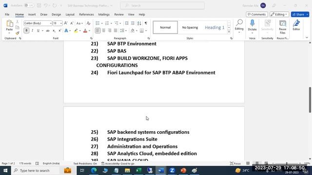 SAP TRAININGS - SAP BTP,S4HANA CONVERSION,SAP BASIS,HANA,JAVA ADMINISTRATION смотреть онлайн