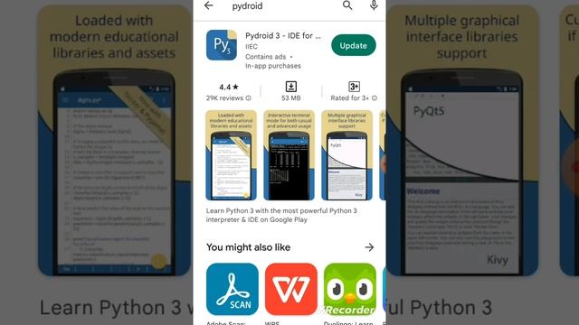 Python tutorial for beginners Using Python in mobile phone via Pydroid app смотреть онлайн