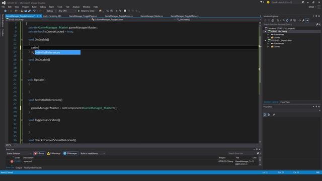 [34] Game Manager Toggle Cursor - How To Make A Game смотреть онлайн