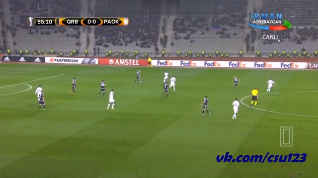 Карабах Агдам 2-0 ПАОК  Голы матча