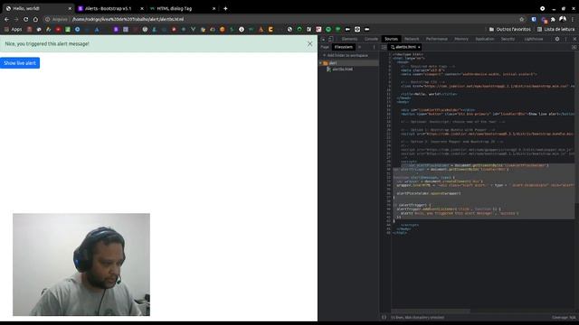 Alert com HTML 5 ao invés de Bootstrap - Conheça a tag Dialog смотреть онлайн