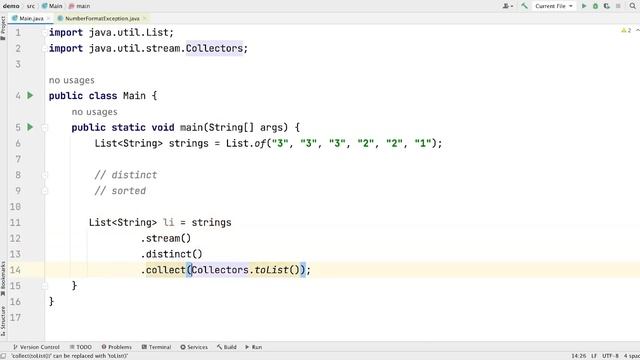 How to Remove Duplicates and Sort a Stream in Java | Stream смотреть онлайн