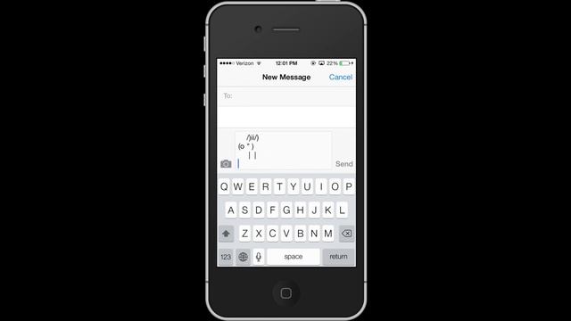 How to Make a Giraffe on the iPhone Out of Keyboard Characters : Help With Apple Products смотреть онлайн
