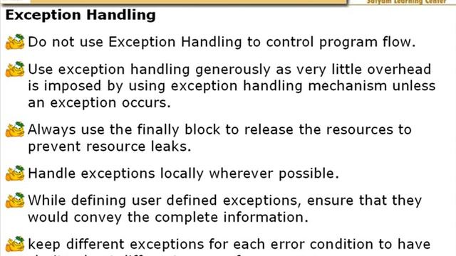 Best practices for Exception Handling смотреть онлайн