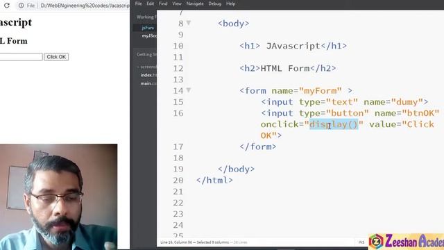 How to use External JavaScript | Functions in JavaScript | Form Validation using JavaScript Part-7 смотреть онлайн