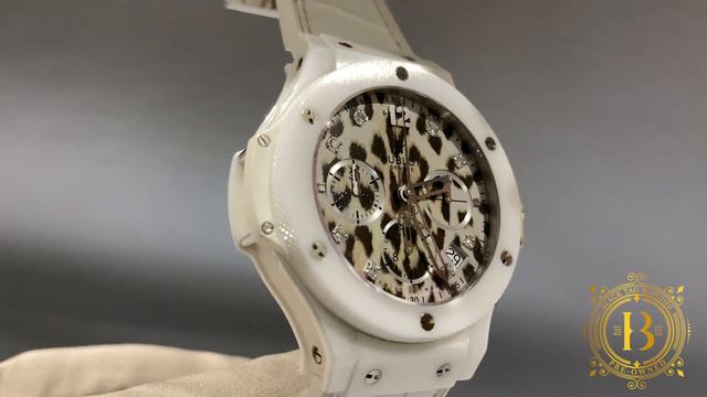 Hublot Big Bang Chronograph Snow Leopard 341.HX.7717.NR.HRI13 смотреть онлайн