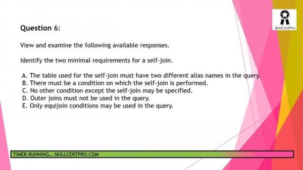 Oracle Database SQL Certified Associate (1Z0-071) Exam Dumps & Questions 2023