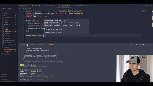 Testing React Redux смотреть онлайн