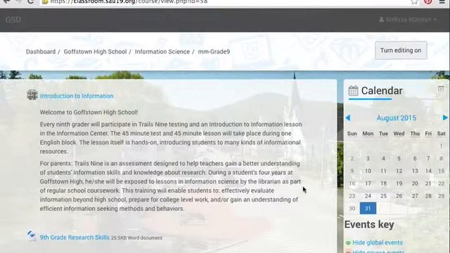 Info Center on Moodle смотреть онлайн