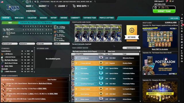 OOTP Perfect Team, Part 12: A Weak Week смотреть онлайн