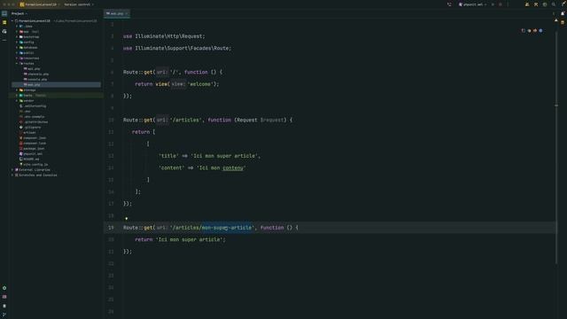 Formation Laravel 10 - 03- Les routes смотреть онлайн