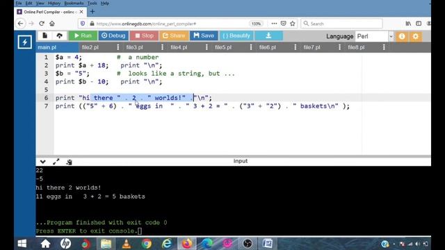 Perl variables | Scalar Array and Hash variables in PERL смотреть онлайн