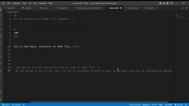 HTML kaise start kren ..HTML template with integration of java script... смотреть онлайн