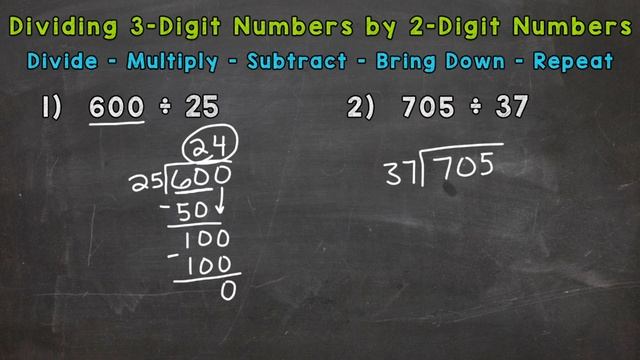 Dividing 3-Digit Numbers by 2-Digit Numbers | Math with Mr. J смотреть онлайн