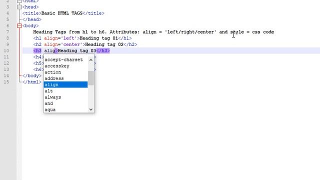 Basic HTML Tags and Formatting Tags Part 1 смотреть онлайн
