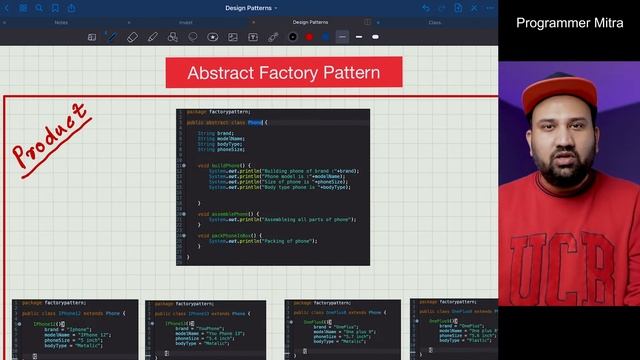 What is Abstract Factory Design Pattern | DP - 6 | Example with Java Code & Class Diagram | In Hind смотреть онлайн