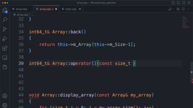 68 - Subscript [ ] Operator Overloading in C++ (Urdu / Hindi) смотреть онлайн