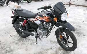 Индийский мотоцикл TVS HLX 150X. Обзор.
