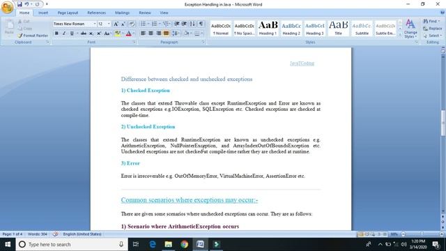 Exception Tutorial 1 # Exception handling and exception hierarchy in java#JavaTCoding смотреть онлайн