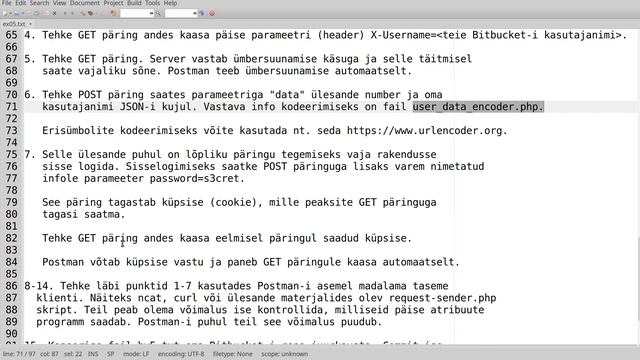 icd0007 http protokolli ülesannete lahendamine смотреть онлайн