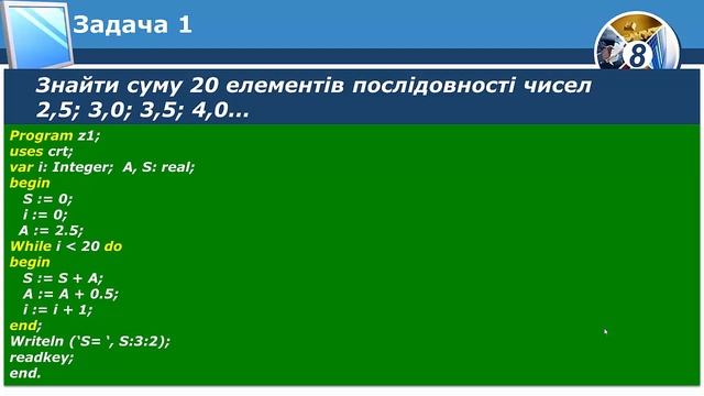 Цикл з передумовою 8 клас смотреть онлайн