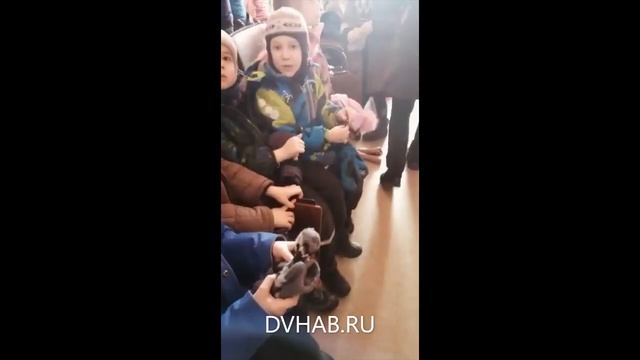 Дети эвакуированы из детсада Семицветик в арену Ерофей смотреть онлайн