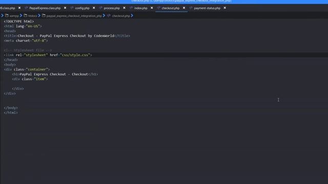 PayPal Express Checkout Integration in PHP смотреть онлайн