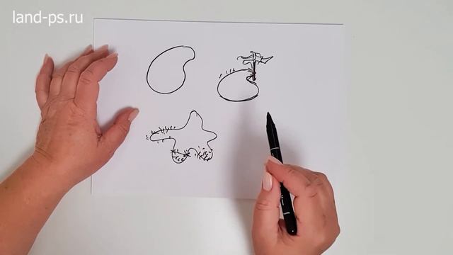 Ландшафтные почеркушки. Хорошая форма водоема. смотреть онлайн