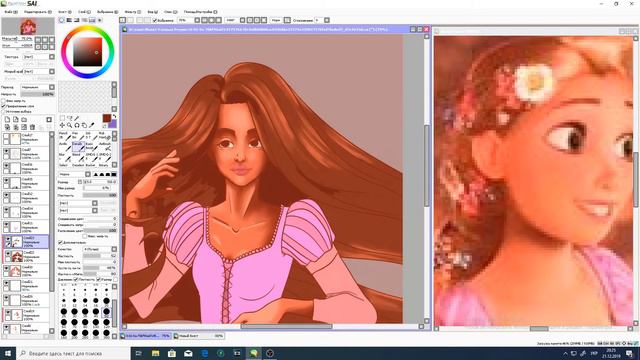 Rapunzel (speedpaint) смотреть онлайн