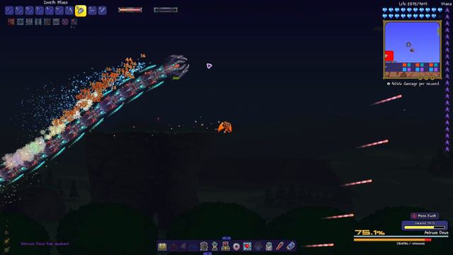 Terraria Supreme Buffed Zenith Omniwield vs Calamity Mod Death Mode Boss Rush смотреть онлайн