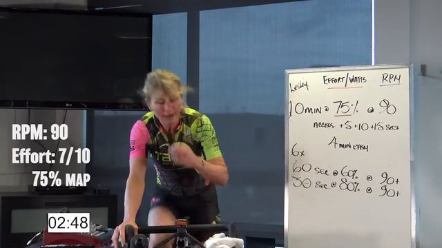 How to work on pace changes. FTP and Snappy Accelerations with Coach Lesley T смотреть онлайн