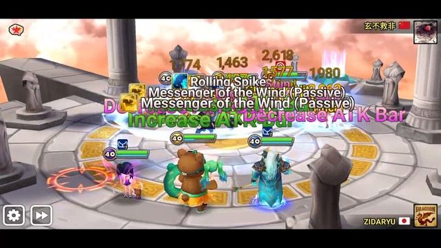 G2-G3 Cleave with POSEIDON and OCCULT GIRLS - Summoners War смотреть онлайн